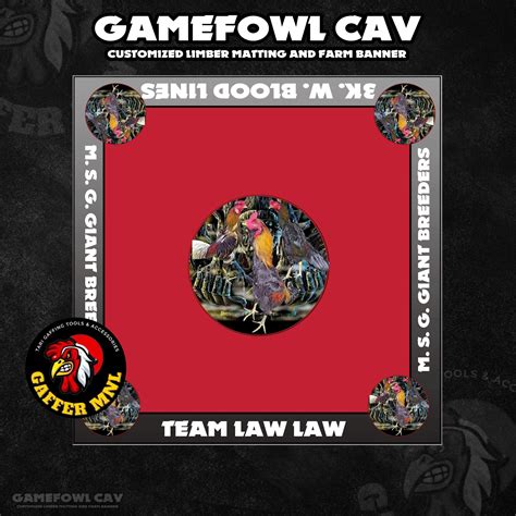 limber matting|Gamefowl CAV .